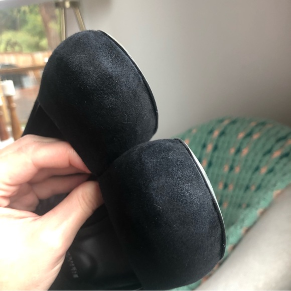 EILEEN FISHER - Suede Block Heel black Pump -like new- - Picture 11 of 12